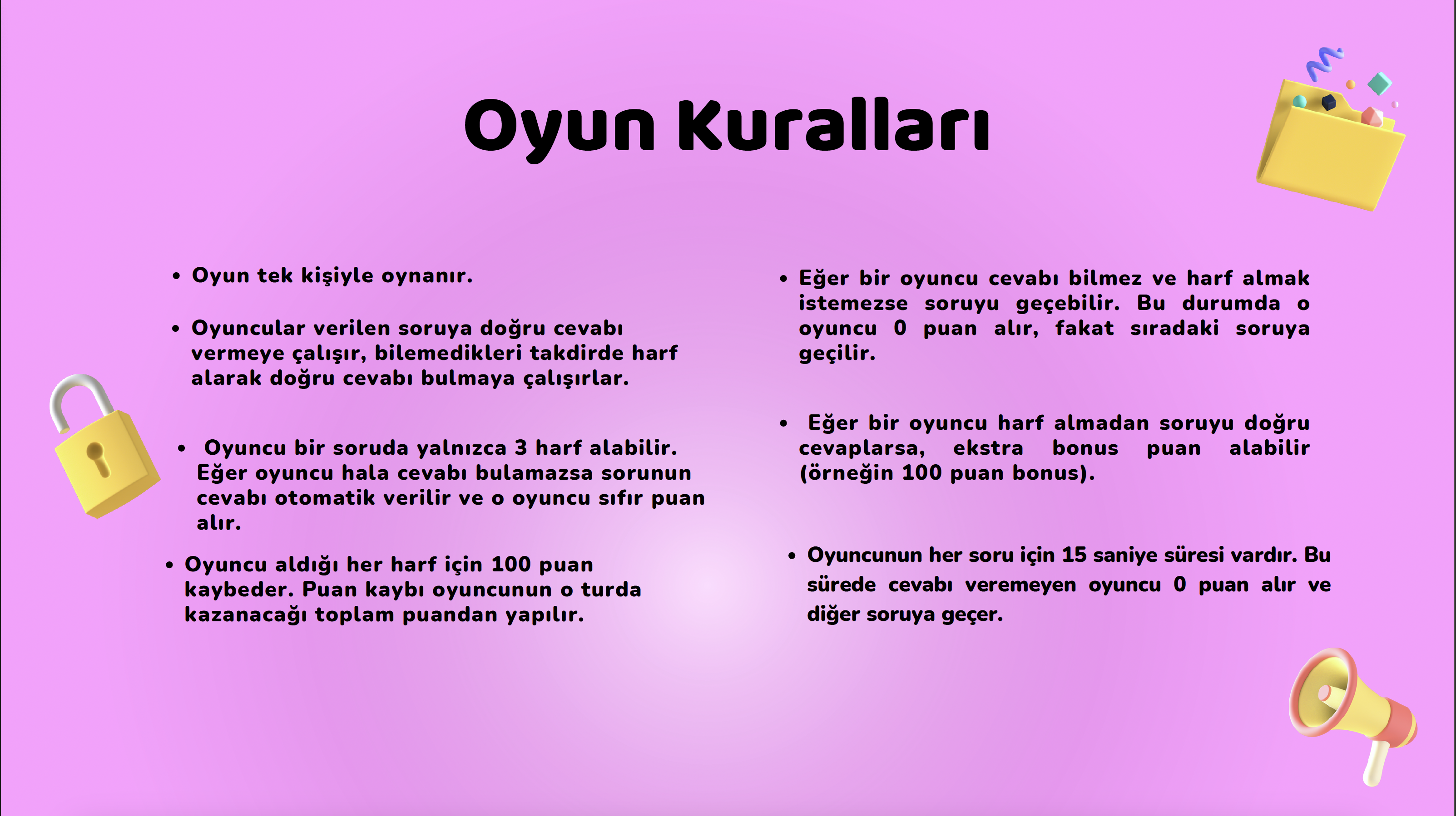 Kurallar